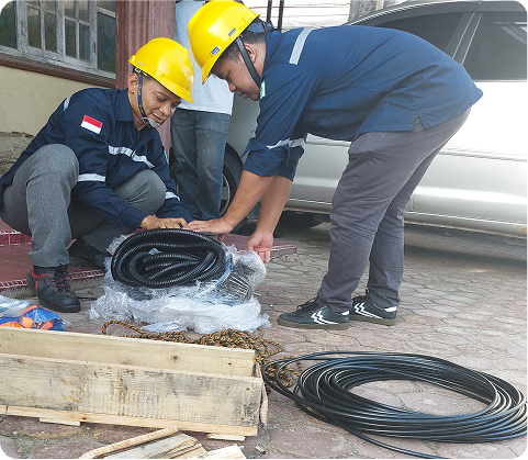 Pemasangan AIS Dumai 5