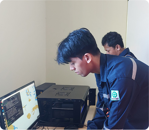 Pemasangan AIS Taliabu 1